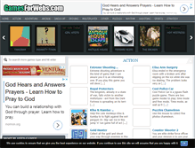 Tablet Screenshot of gamesforwebs.com